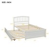NicBex Twin Size Wood Platform Bed with Trundle for Adults/Boys/Girls - 3 of 4