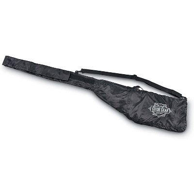 Guide Gear 7.5 Foot Fishing Pole Holder Soft Case Storage Bag w/ Lining, Adjustable Shoulder Strap, and Compartments for Up to 5 Rod and Reels, Black