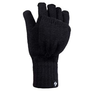 Heat Holders® Men's Converter Gloves | Insulated Cold Gear Gloves | Advanced Thermal Yarn | Warm, Soft + Comfortable | Plush Lining | Winter Accessories | Men + Women’s Gift