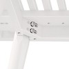 Max & Lily Entryway Bench, Wooden End of Bed Bench for Bedroom, Hallway, Porch, 19” - 4 of 4
