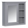 NicBex Wall Mounted Bathroom Storage Cabinet,30'' x28'' Medicine Cabinet with 3 Open Shelves and Mirror,Bathroom Storage Cabinet for Bathroom - 4 of 4