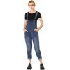 INSPIRE CHIC Women's Casual Adjustable Denim Bib Long Overalls Jeans Pants Jumpsuits - 3 of 4