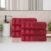 Cotton Medium Weight Hand Towel Set of 6 by Blue Nile Mills - 2 of 4