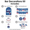 Big Dot of Happiness Firecracker 4th of July - DIY Red, White and Royal Blue Party Signs - Snack Bar Decorations Kit - 50 Pieces - 3 of 4
