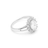 Chari Engagement Ring Sterling Silver Cz Womens Ginger Lyne Collection - image 3 of 4