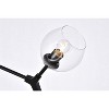 Elegant Lighting Cavoli 2 lights black wall sconce - 3 of 4