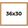 PosterPalooza | 36x30 Modern Bamboo Picture Frame, UV Acrylic, 5 Finishes - 2 of 4