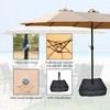 NicBex 15x9 FT Large Double-Sided Rectangular Outdoor Patio Umbrella,Patio Market Umbrella with Base for Garden,Pool and Backyard - 4 of 4