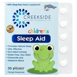Creekside Natural Therapeutics Children's Sleep Aid, Orange Dreamsicle, 30 EZ Melts® - 1 of 4