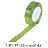 Unique Bargains Ribbons for Crafts Silk-Satin Blend for Bows & DIY Decor Polyester 866.14"x0.79" 1Pc - 3 of 4