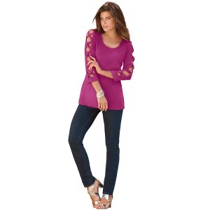 Roaman's Ultimate Lattice Sleeve Tee - 1 of 4