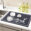 REGALWOVEN Large Diatomaceous Coffee Mat Quick Dry Dish Drying Mats for Kitchen Counter - 2 of 4