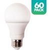 Simply Conserve 75-Watt Equivalent A19 Dimmable LED Light Bulb Contractor Pack, 2700K Soft White, 60-pack - 2 of 4