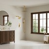 YAWWALK Ceiling Mount 10 and 6 in. Dual Square Shower Head and Handheld Shower Head - 2 of 4