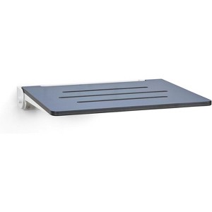 Seachrome 18 inch Silhouette SlimLine Folding Wall Mount Shower Bench Seat - 1 of 1
