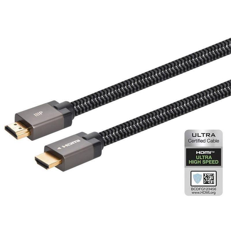 Monoprice 8K Braided HDMI 2.1 Cable - 15 Feet - Black | Certified Ultra High Speed, 8k@60Hz, 48Gbps, Compatible With Sony PS5 / PS5 Digital Edition /, 4 of 8