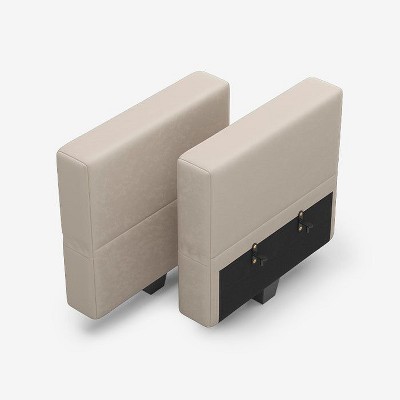 Belffin Modular Velvet Armrest Pair