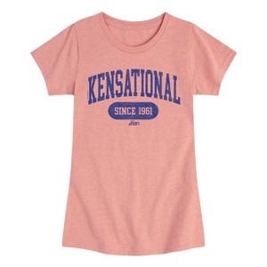 Girls' - Barbie - Kensational 1961 Fitted Short Sleeve Graphic T-Shirt - 1 of 4