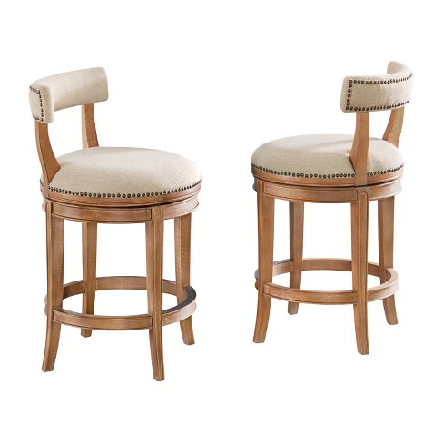 Bar stools with online low backs swivel