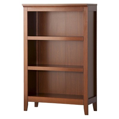 48 Carson 3 Shelf Bookcase Threshold, 32 Carson Horizontal Bookcase With Adjustable Shelves White Threshold