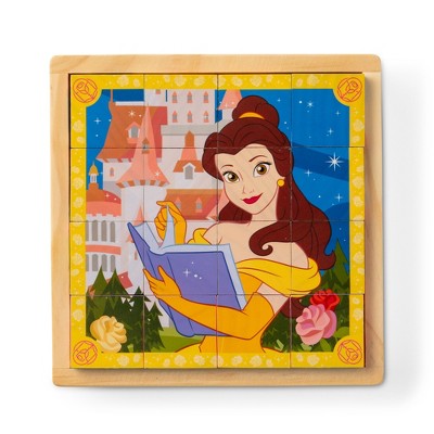 Melissa & Doug Disney Princess Wooden Toy Cube Puzzle Blocks