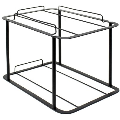 Black 2-Tier Mesh Sliding Drawer Organizer Basket