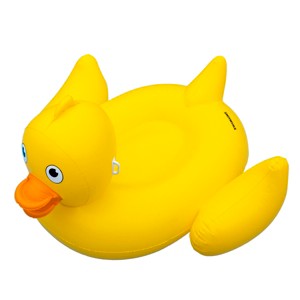 Swimline Inflatable Giant Ride-On Lucky Ducky Swimming Pool Float- 76" - 1 of 4