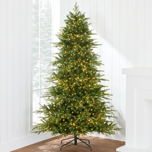 Best Choice Products Pre-Lit Artificial Full Aspen Noble Fir Christmas Tree w/ 2-in-1 Twinkling Micro LED Lights - 1 of 4