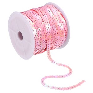 Unique Bargains DIY Crafts Clothing Sparkling Sewing Flat Sequin Strip Ribbon - 1 of 4