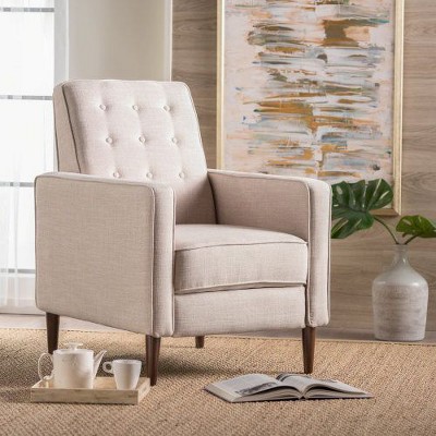 CENGHU Mid-Century Modern Recliner Chair for Adults, Comfy Modern Accent Armchairs, Accent Chair, Single Sofa Chair for Living Room, Bedroom