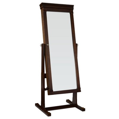 Angela Cheval Mirror Walnut - Linon