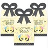 Big Dot of Happiness What Will It BEE? - Square Favor Gift Boxes - Gender Reveal Party Bow Boxes - Set of 12 - 2 of 4