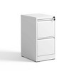 NicBex Modern File Cabinet with Lock, Vertical Metal Filing Cabinets with Drawers and Anti-Tilt Design,Office Cabinet for Home, Office,Black/White - 2 of 4