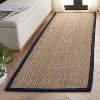 Natural Fiber Twill Plain Seagrass NF111 Indoor Rugs - Safavieh - 2 of 4