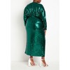 ELOQUII Women's Plus Size Dolman Sleeve Sequin Dress - 4 of 4