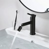 ALEXOUN Matte Black Bathroom Faucet for 2 Mode Faucet for Bathroom Sink with 360° Rotating Aerator - 4 of 4