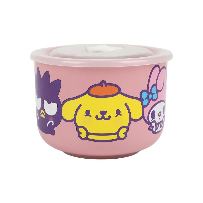 Hello Kitty & Friends 20 Oz Ceramic Soup Mug with Vented Lid, 2 of 7