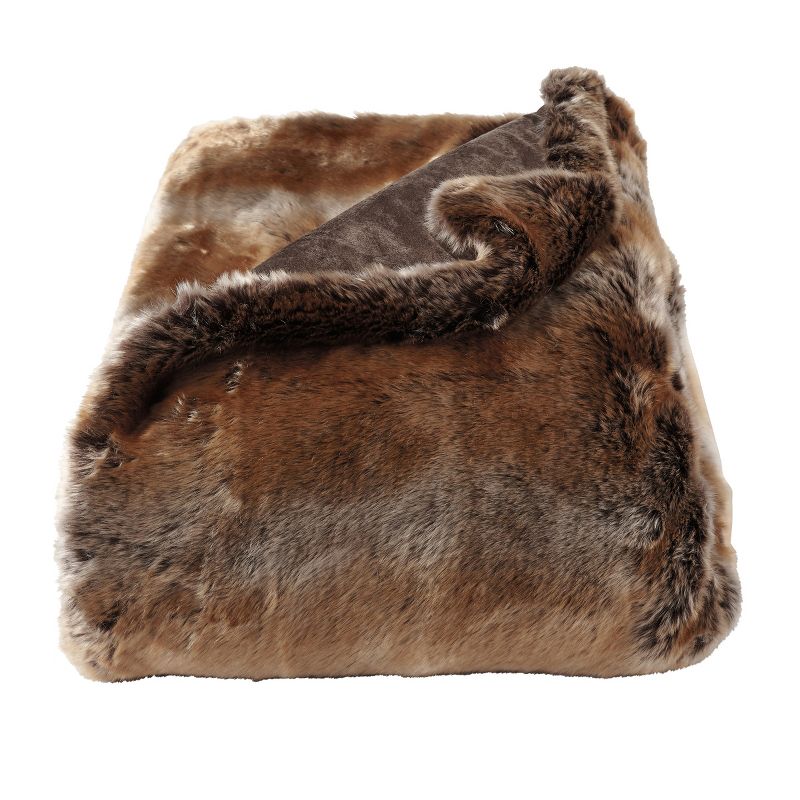 Hastings Home Faux Fur Throw Blanket - Hypoallergenic for Sofas and Beds, 3 of 9