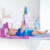 Babyluv "2-in-1 Baby Gym Play Mat with Tummy Time, 5 Rattle Toys, 422 Melodies, Dinosaur & Unicorn Theme"Pink - 3 of 4