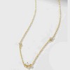 Hollywood Sensation Radiant Starburst Necklace 16 Inches Gold - 3 of 4