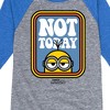Boys' - Despicable Me Minions - Not Today Raglan Graphic T-Shirt - 2 of 3