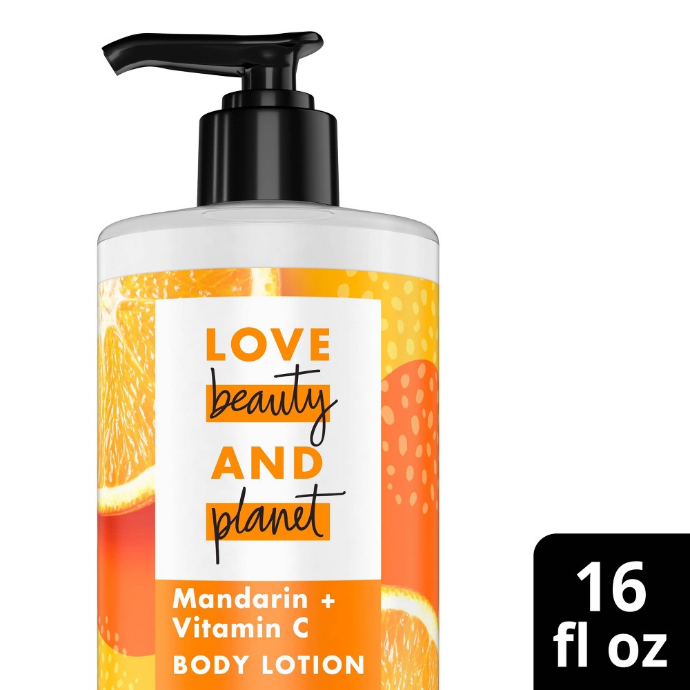 Photos - Shower Gel Love Beauty and Planet Glowing Mandarin and Vitamin C Pump Body Lotion - 1
