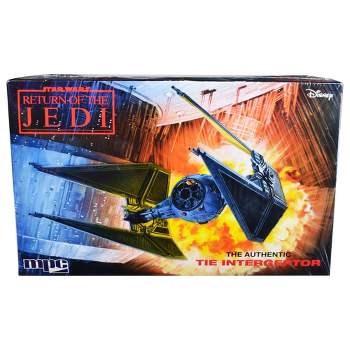 Skill 2 Model Kit Tie Interceptor Spacecraft "Star Wars: Return of the Jedi" (1983) Movie 1/48 Scale Model by MPC
