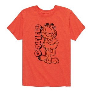 Boys' - Garfield - Logo Vertical Short Sleeve Graphic T-Shirt - 1 of 4