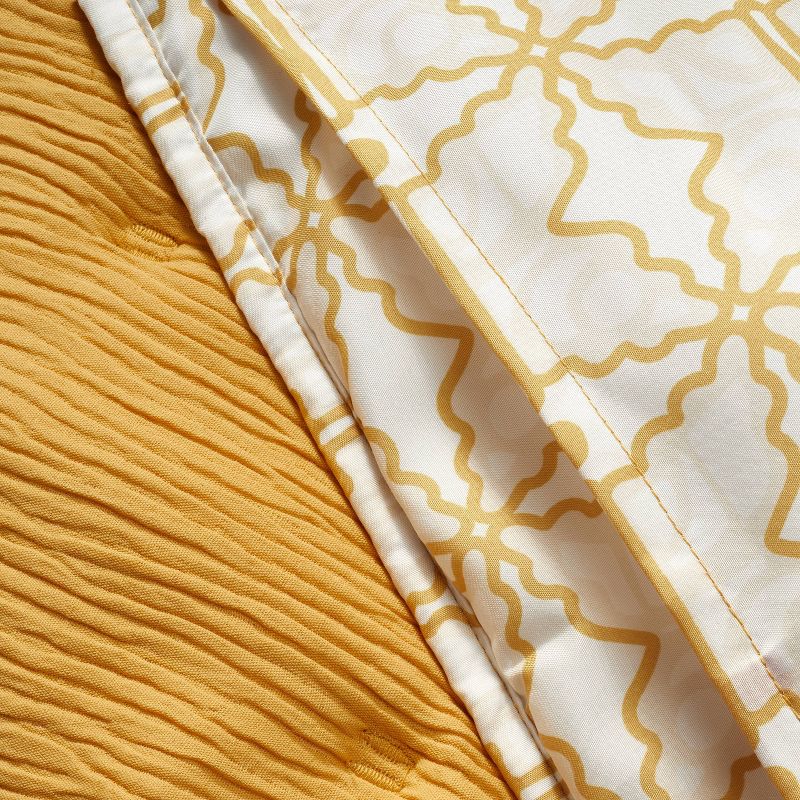 Standard Reversible Gauze Quilt Pillow Sham Gold - Opalhouse&#8482; designed with Jungalow&#8482;, 4 of 5
