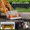1/4" Mini Skid Steer Attachment Plate Quick Attach Mount Plate Compatible with Dingo Ditch Witch，Support Welding Fabrication Attachments - 3 of 4
