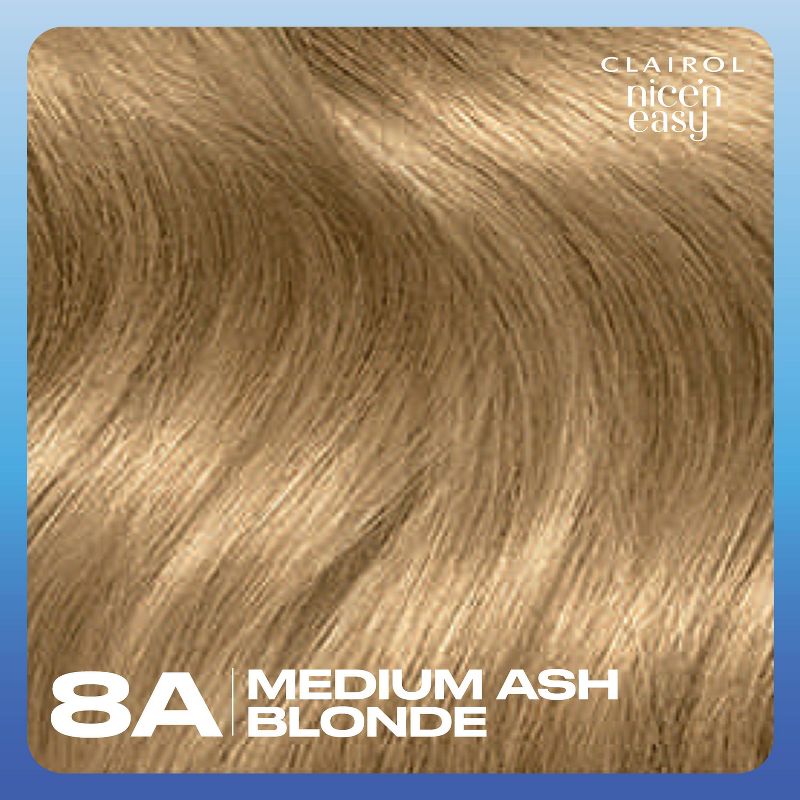 Clairol Nice'n Easy Permanent Hair Color Cream Kit - Blonde, 3 of 10