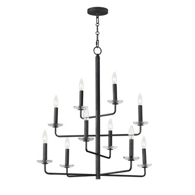Maxim Lighting Madeira 10 - Light Chandelier in  Anthracite