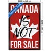 Trends International Canada Is Not For Sale Framed Wall Poster Prints - 3 of 4