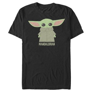 Men's Star Wars The Mandalorian The Child Cartoon Art T-Shirt - 1 of 4